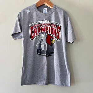 Louisville Cardinals 2013 NCAA Basketball National Champions T-Shirt M NWT